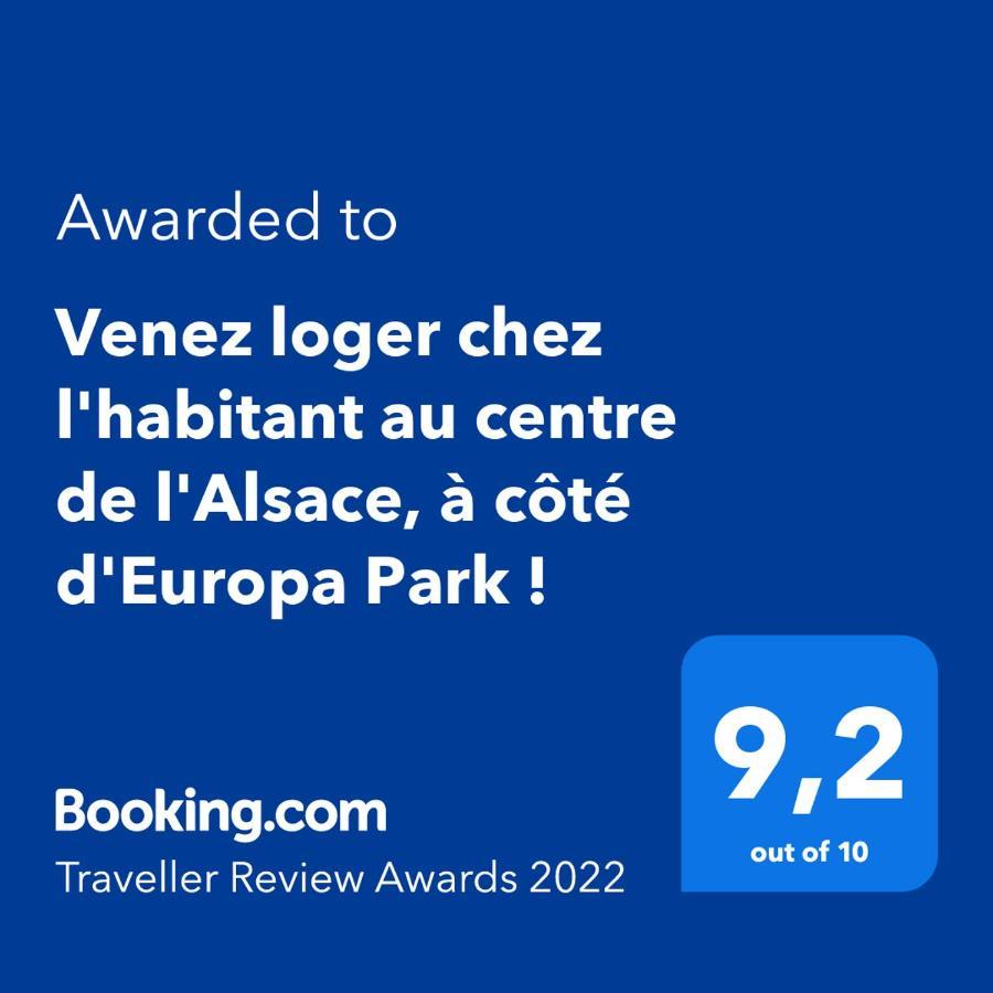Venez loger chez l'habitant au centre de l'Alsace, à côté d'Europa Park ! Marckolsheim Exterior foto